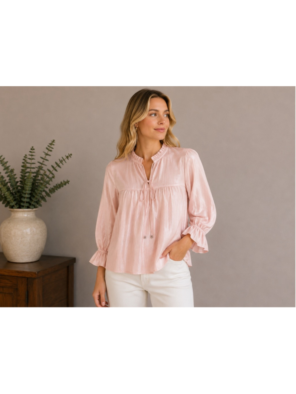 Women's Entro Top Size S Pink Summer